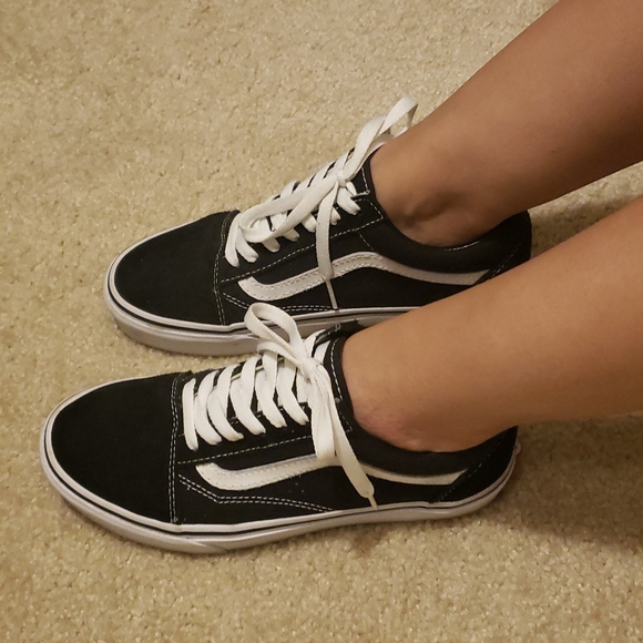 Black and White Vans - Picture 1 of 5